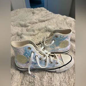 Sparkly Converse Shoes